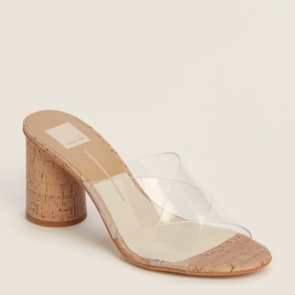 Dolce Vita Shoes - Dolce Vita Crystal Jared Clear Block Heeled Sandal